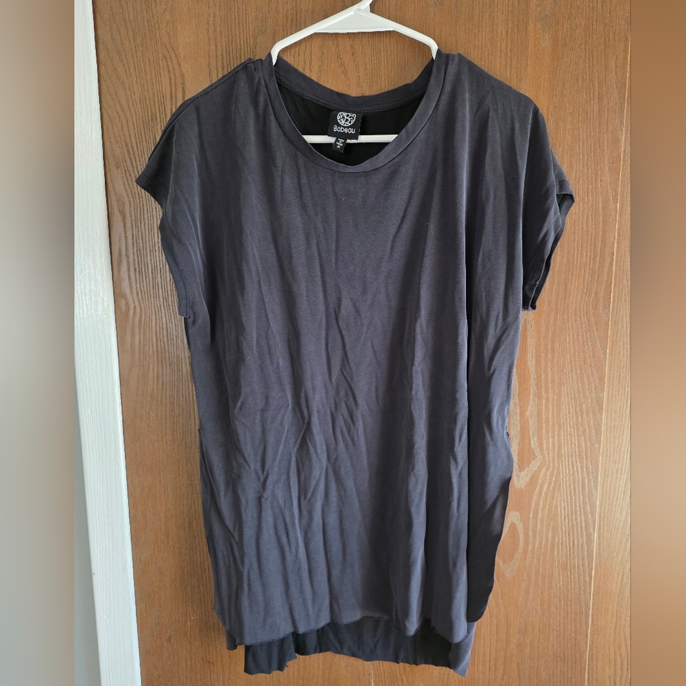 Bobeau Charcoal Short Sleeve Tee